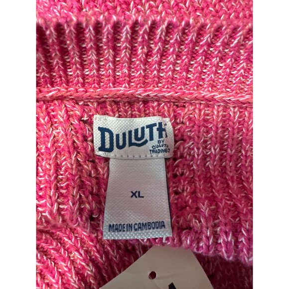 Duluth Trading Co Long Sleeve Crew Neck Heritage Shaker Stitch Sweater Size XL - Picture 8 of 14